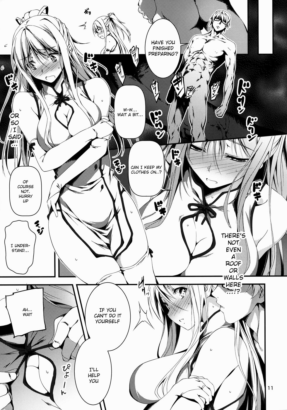 Hentai Manga Comic-The Salary Man in Black and the Knight Yufia-Read-12